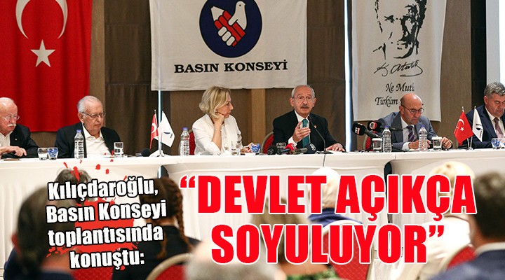 Kılıçdaroğlu Basın Konseyi toplantısına katıldı: 