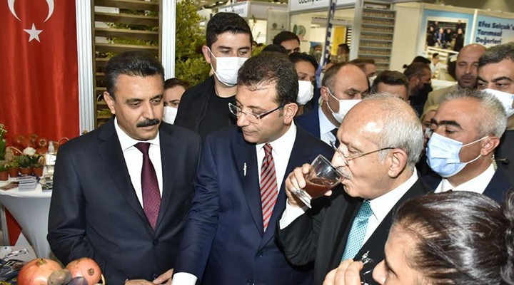 Kılıçdaroğlu Tarım Zirvesi'nde Dikili standını ziyaret etti