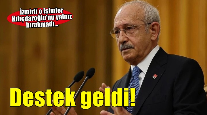 Kılıçdaroğlu'na İzmirli 3 isimden destek...