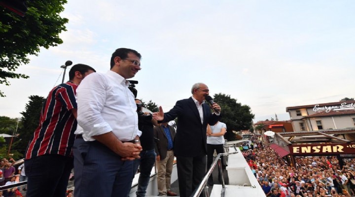 Kılıçdaroğlu ve İmamoğlu'ndan Eyüpsultan'da ortak miting