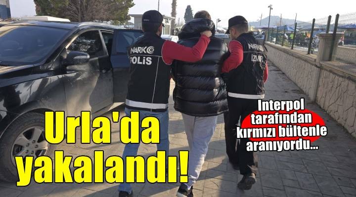 Kırmızı bültenle aranan şüpheli, İzmir'de yakalandı