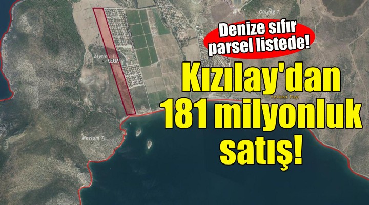 Kızılay'dan İzmir'de 181 milyonluk satış!