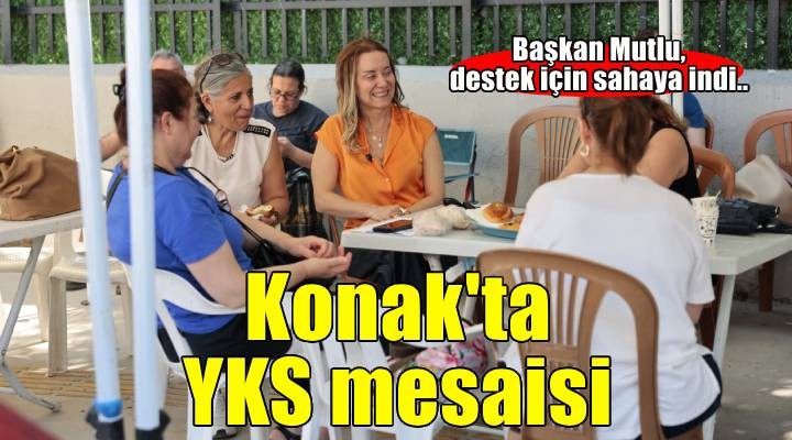 Konak Belediyesi hafta sonu öğrenciler için mesai yaptı
