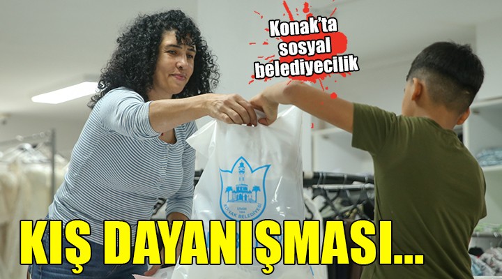 Konak Belediyesi'nden kış dayanışması...