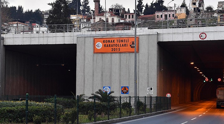 Konak Tüneli Büyükşehir'e devredildi