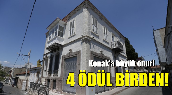 Konak'a 4 mimarlık projesi ödülü!