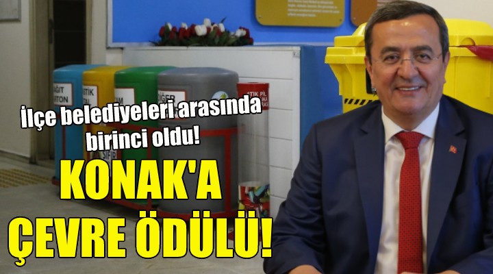 Konak'a çevre ödülü!