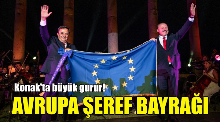 Konak'ta Avrupa Şeref Bayrağı gururu!