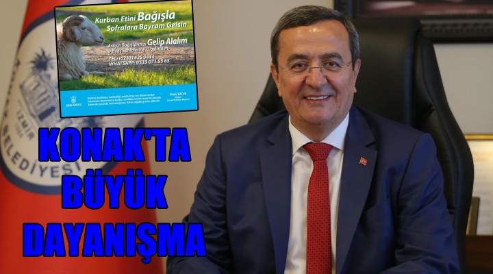 Konak'ta büyük dayanışma