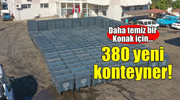 Konak'ta konteyner harekatı!