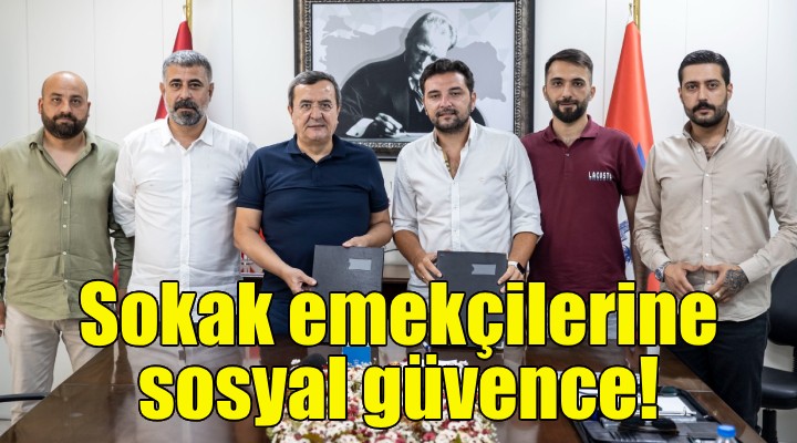 Konak'ta sokak emekçilerine sosyal güvence!