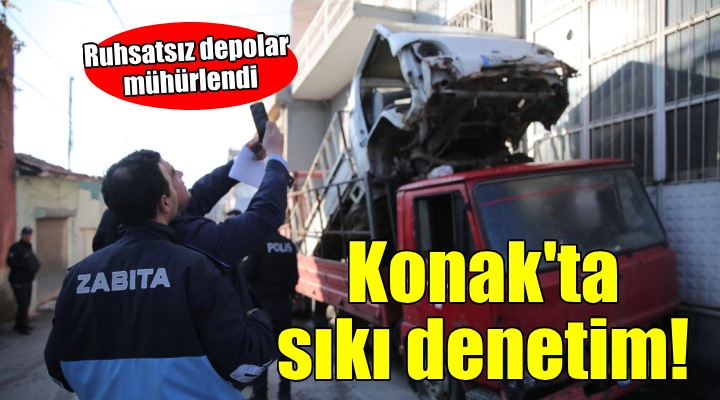 Konak zabıtasından hurdacılara sıkı denetim!