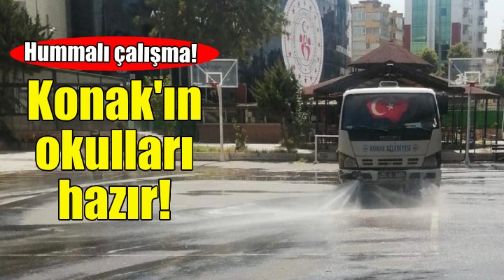 Konak’ın okulları yeni eğitim dönemine hazır!