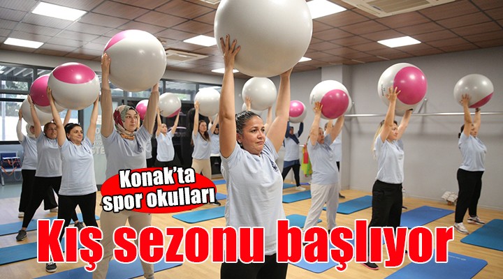 Konak’ın spor okullarında kış sezonu başlıyor