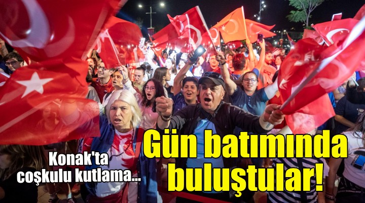 Konaklılar gün batımında buluştu!