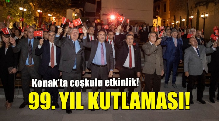 Konak'ta Cumhuriyet Bayramı'na coşkulu kutlama!