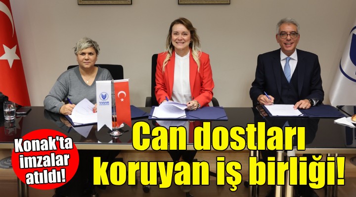 Konak'ta can dostları koruyan iş birliği!