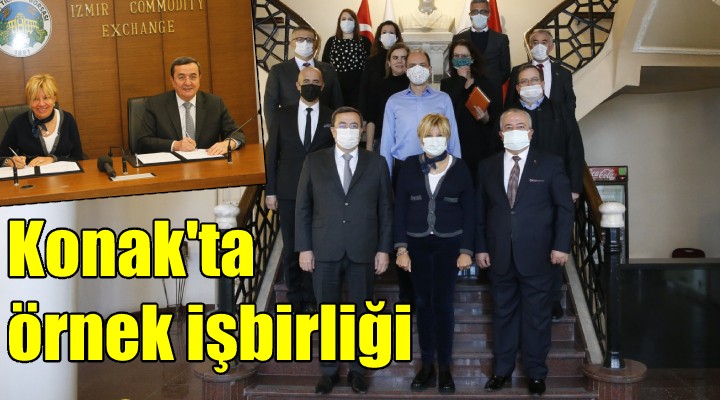 Konak'ta örnek işbirliği