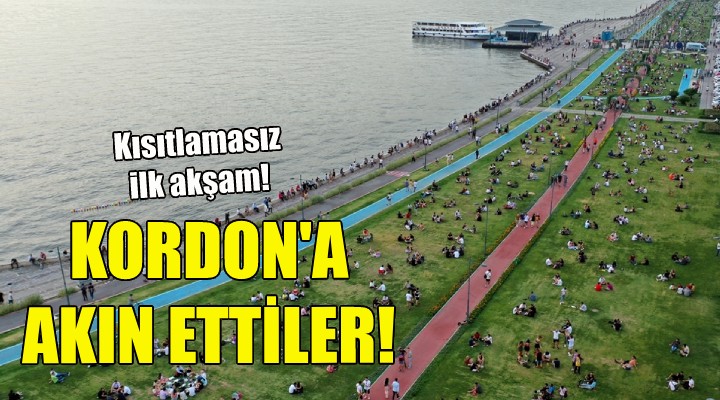 Kordon'a akın ettiler!