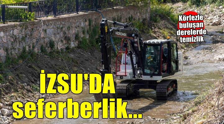 Körfezle buluşan derelerde temizlik harektı