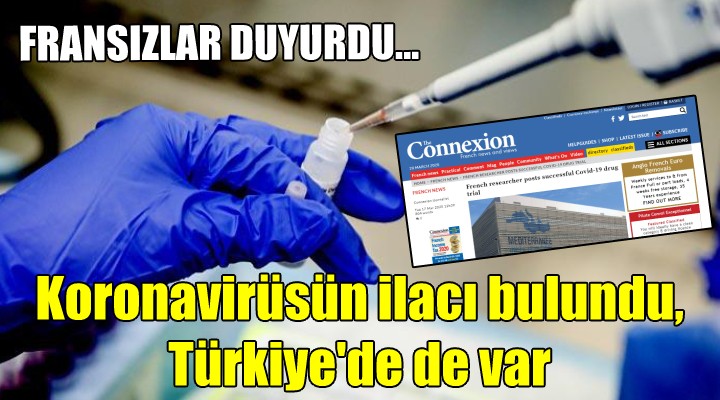 Koronavirüsün ilacı bulundu, Türkiye'de de var!