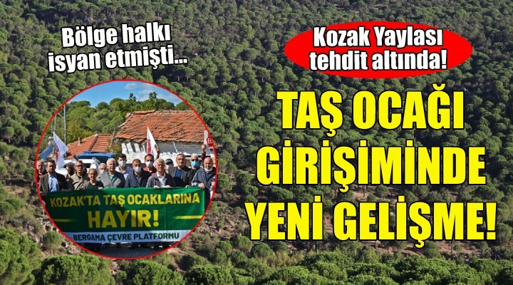 Kozak Yaylası'nda maden ocağı tehdidi!