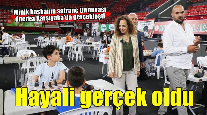 Küçük başkanın hayali gerçek oldu
