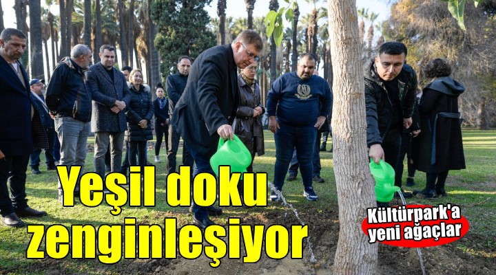 Kültürpark'ın yeşil dokusu zenginleşiyor