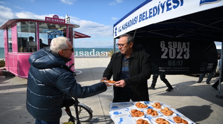 Kuşadası Belediyesi'nden 6 Şubat anması