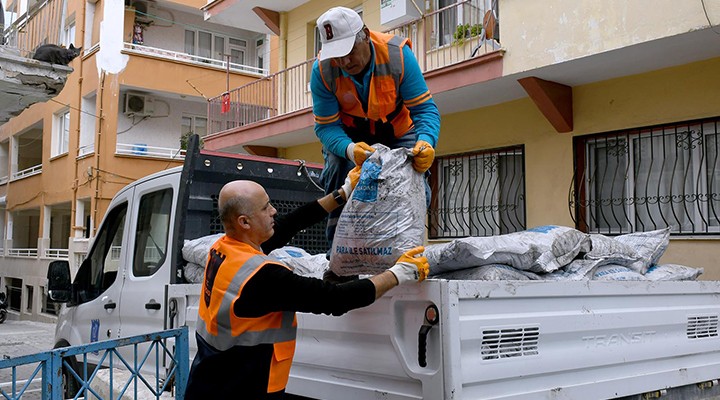 Kuşadası Belediyesi'nden kış desteği...