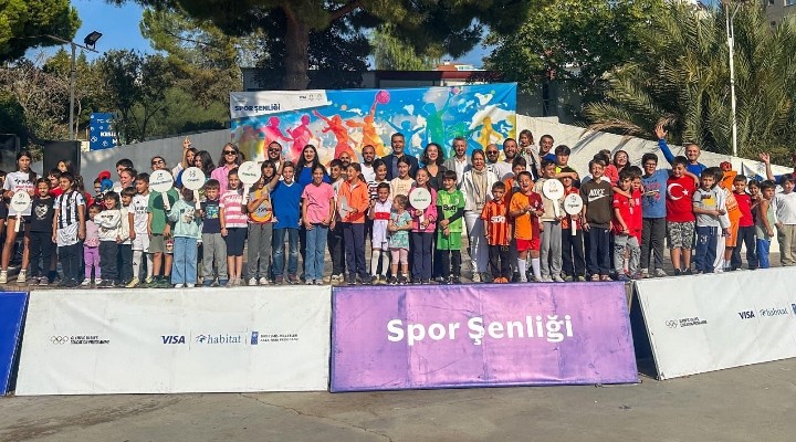 Kuşadası'nda çocuklar olimpik spor dalları ile tanıştı