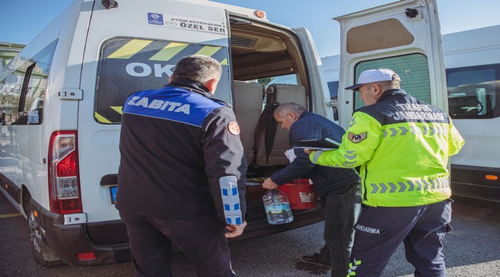 Kuşadası'nda öğrenci servisleri denetimden geçti