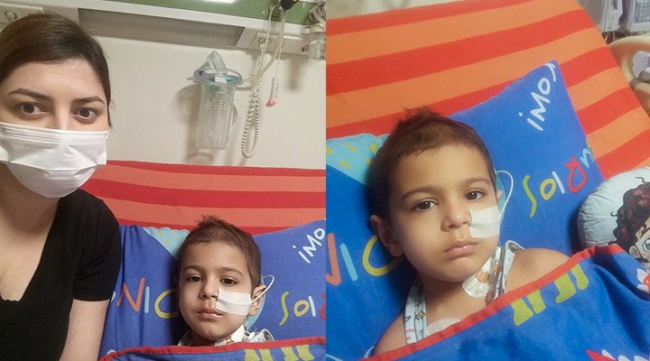 Lösemi hastası Azerbaycanlı minik Şahin İzmir'de şifa buldu