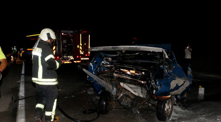 Manisa'da kaza: 1 ölü, 1 ağır yaralı