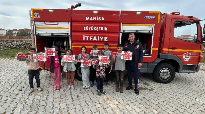 Manisa'da öğrencilere yangın güvenliği eğitimi