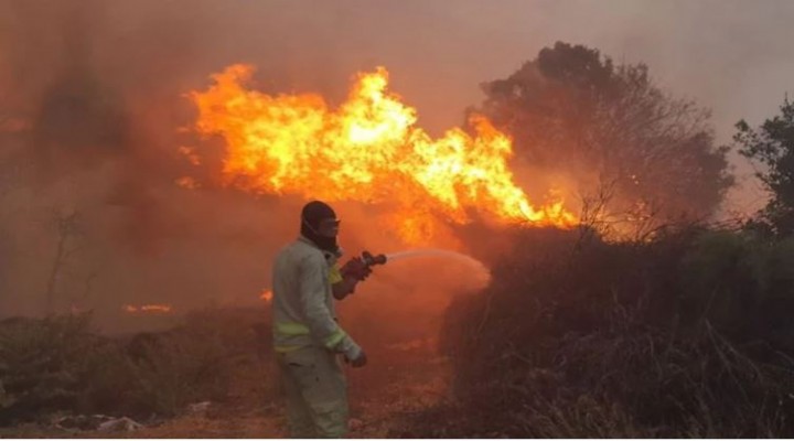 Manisa'daki orman yangını büyüdü: 20 ev boşaltıldı, 40 kişi tahliye edildi