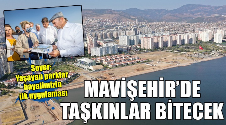 Mavişehir'de su taşkınları sona erecek