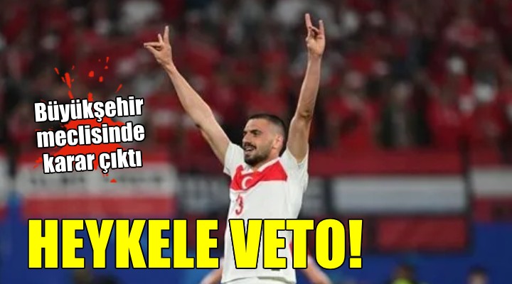 Mecliste karar verildi... Merih Demiral heykeline veto!