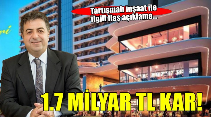 Mehmet Bektur'un tartışmalı inşaattan elde edeceği gelir açıklandı...