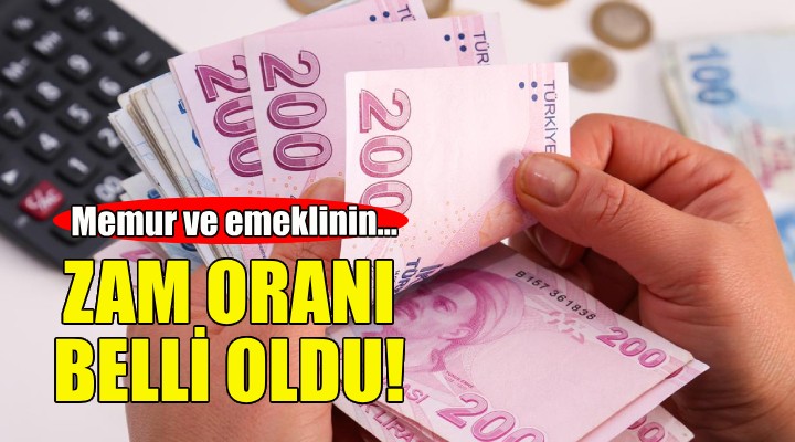 Memur ve emeklinin zam oranı belli oldu!