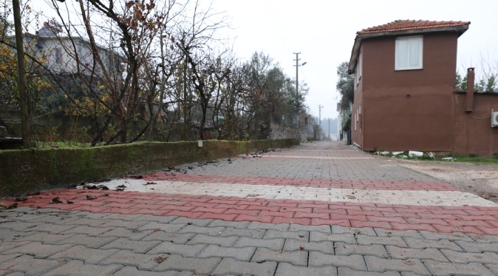Menderes Belediyesi'nden Kuyucak'ta kilit parke çalışması!