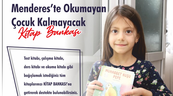 Menderes'te Kitap Bankası uygulaması!