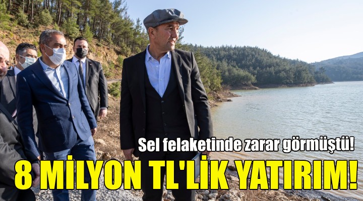 Menderes'teki sulama göletlerine 8 milyon TL'lik yatırım!