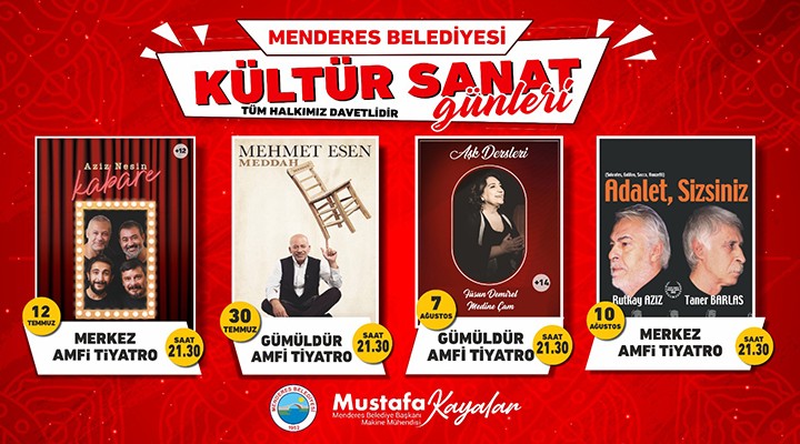 Menderes'te kültür sanat günleri