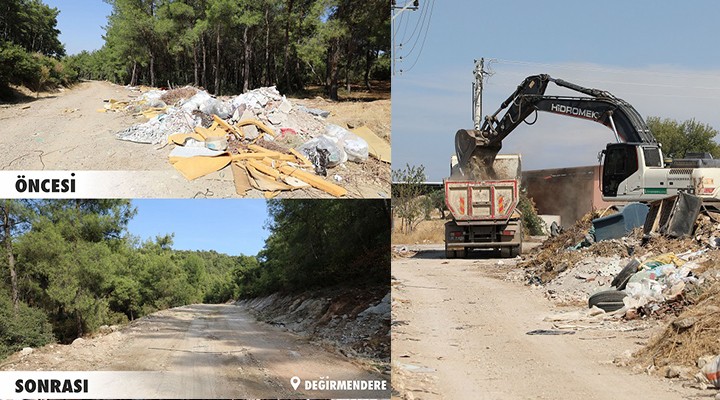 Menderes'te temizlik seferberliği...