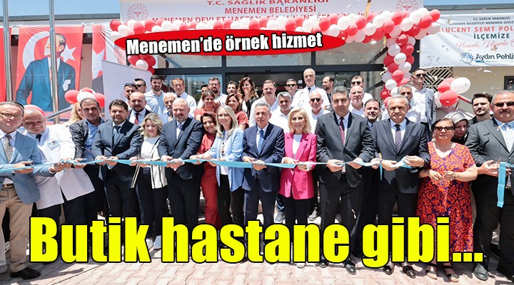 Menemen'de örnek hizmet... Ulukent Semt Polikliniği butik hastane gibi!