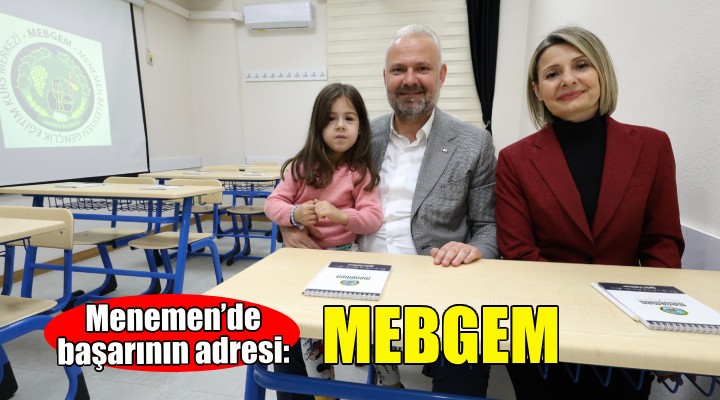 Menemen'de başarının adresi MEBGEM oldu!