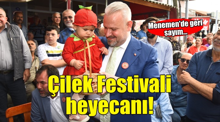 Menemen'de festival coşkusu yaşanacak