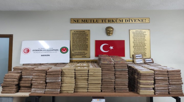 Mersin'de yakalandı! 1 ton...