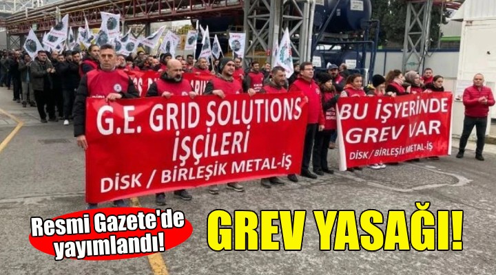 Metal işçilerine grev yasağı!